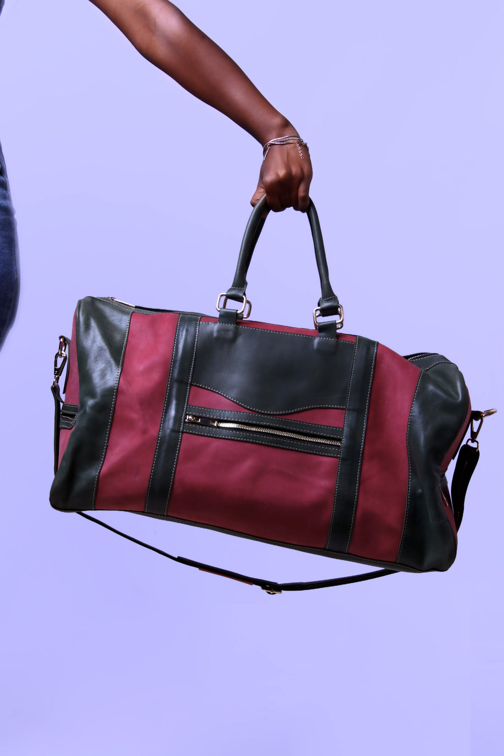 The Voyager Leather Weekender Bag