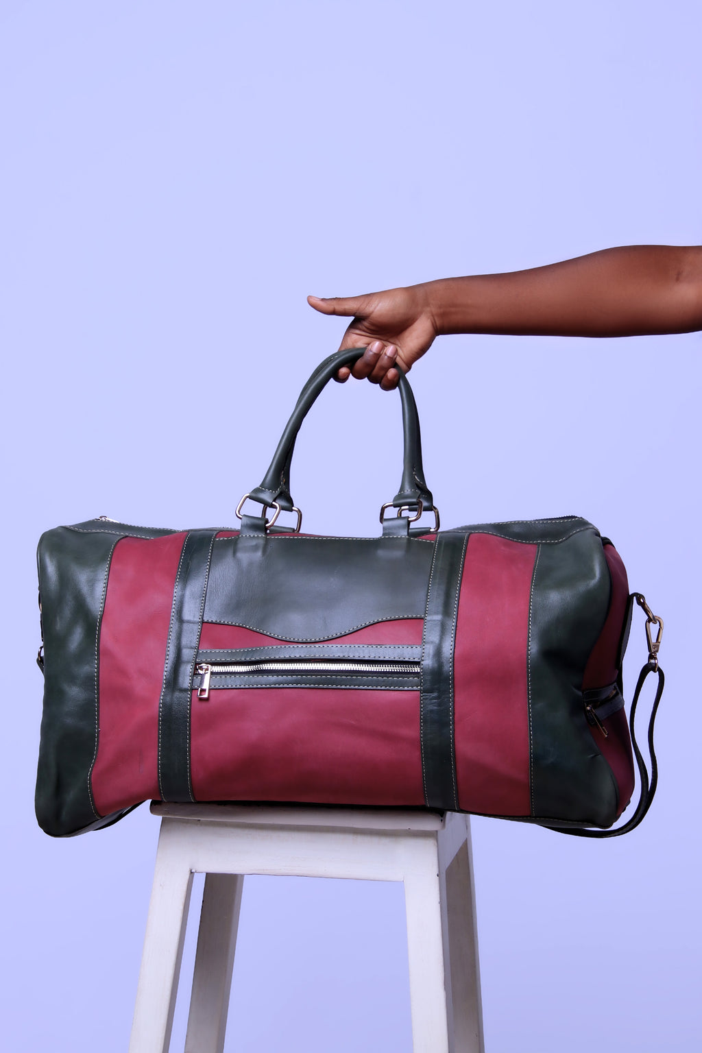 The Voyager Leather Weekender Bag