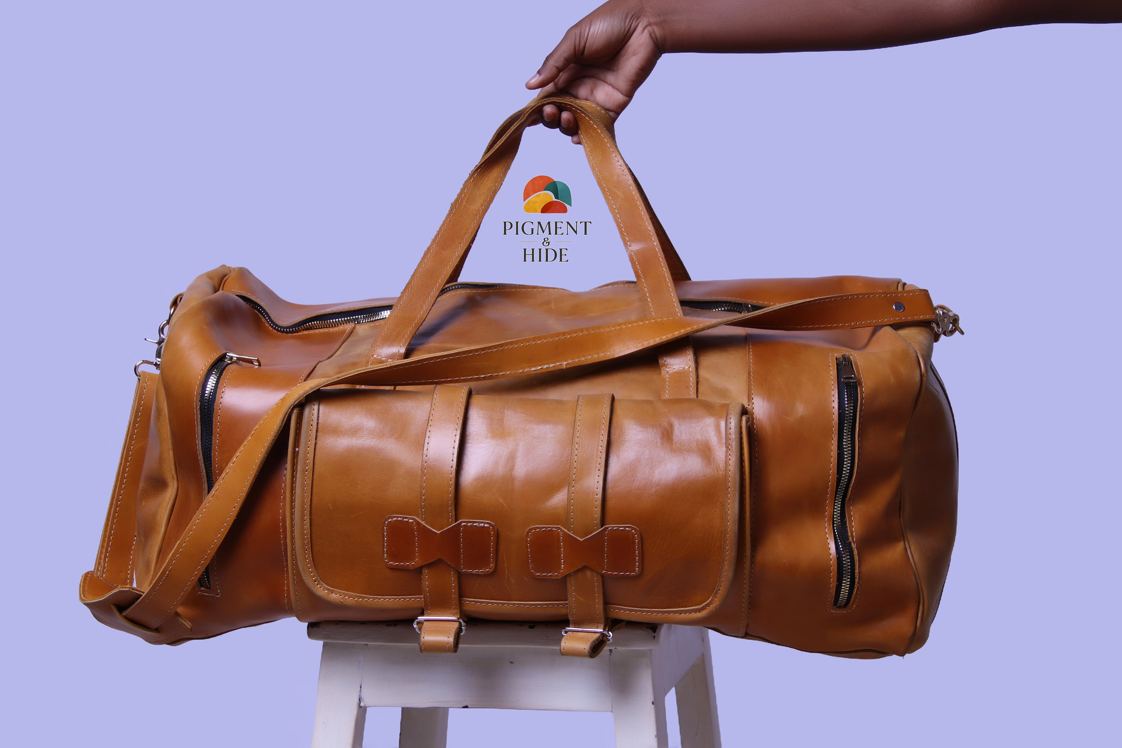 The Atlas Leather Expedition Duffel