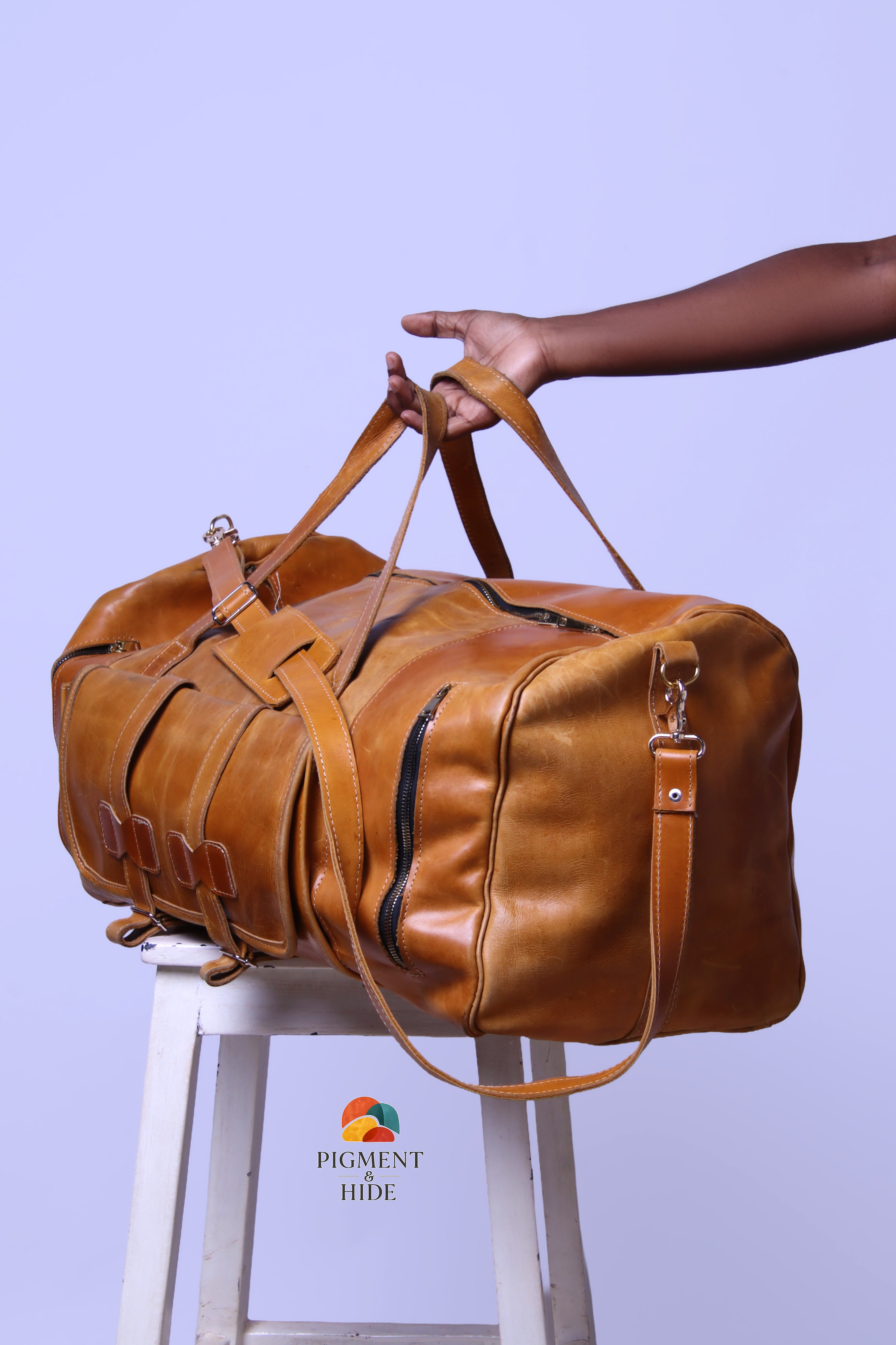 The Atlas Leather Expedition Duffel