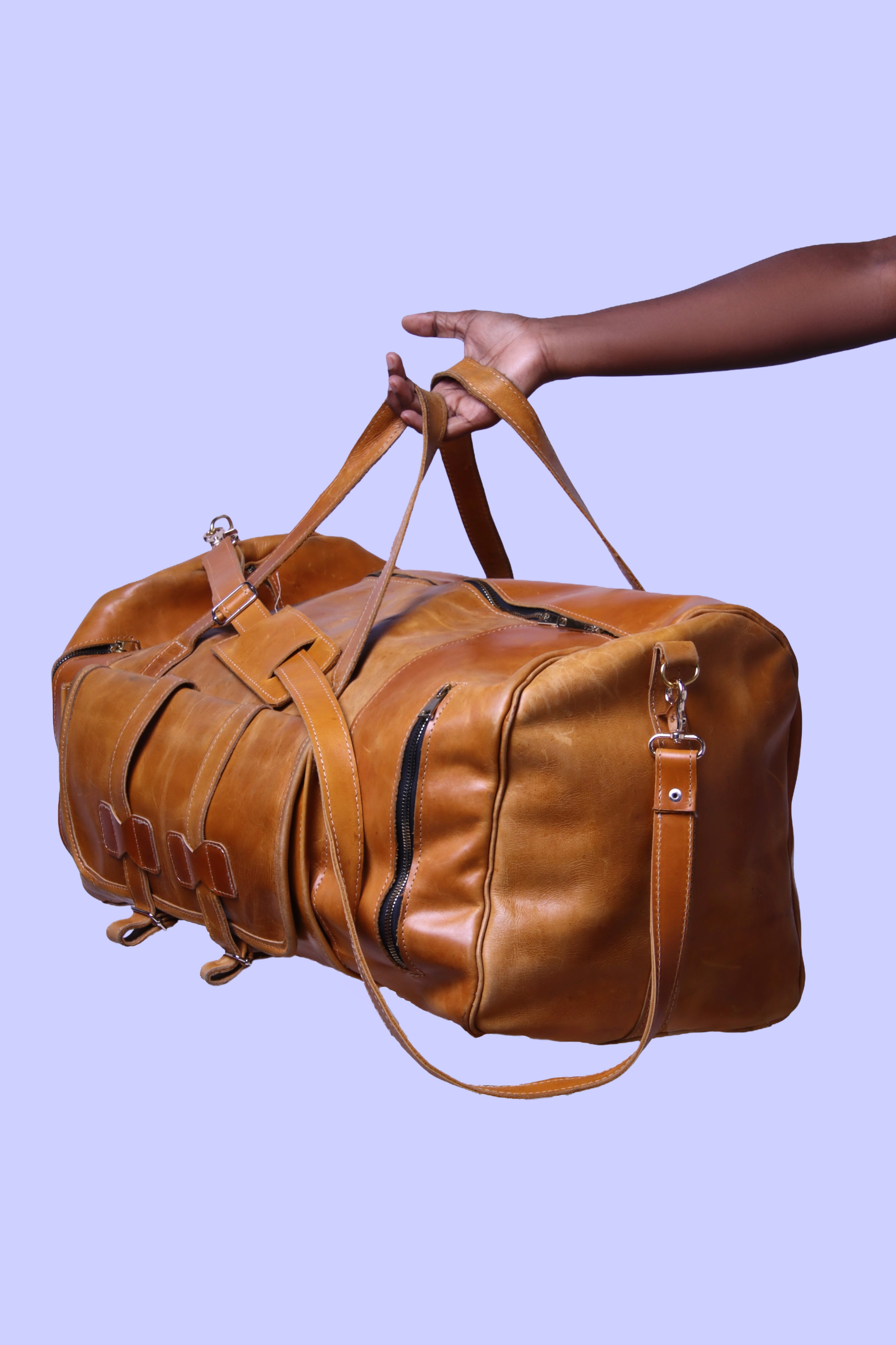 The Atlas Leather Expedition Duffel